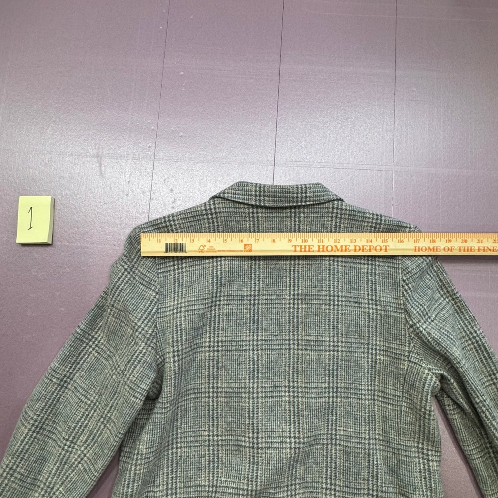 Alfred Dunner Women Plaid Blazer Size 14 Wool Blend Classic Professional Office - Picture 10 of 11